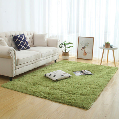 Silky Fluffy Rug Modern Home Decor Shaggy Living Bedroom Bedside Rug