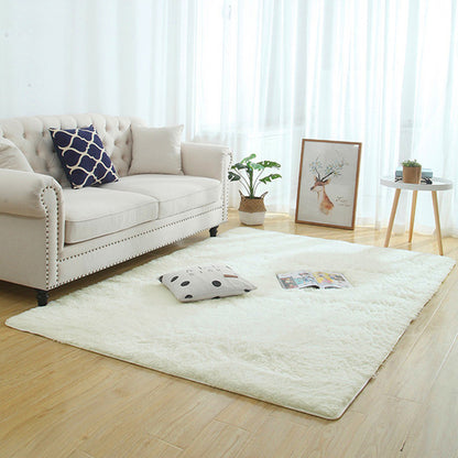 Silky Fluffy Rug Modern Home Decor Shaggy Living Bedroom Bedside Rug