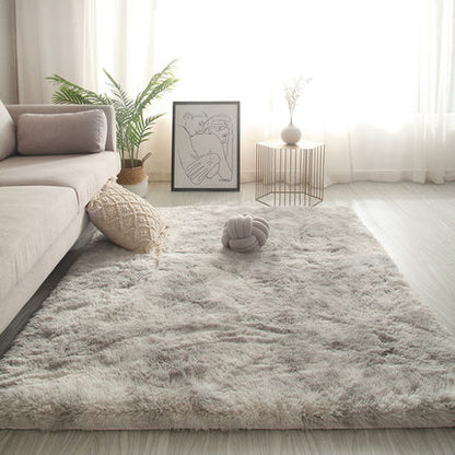 Long Hair Living Room Sofa Coffee Table Rug Luxury Furry Decor Rug