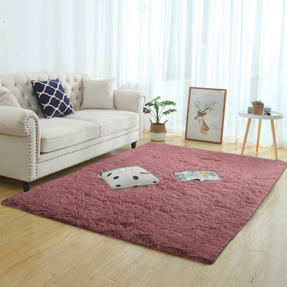 Silky Fluffy Rug Modern Home Decor Shaggy Living Bedroom Bedside Rug