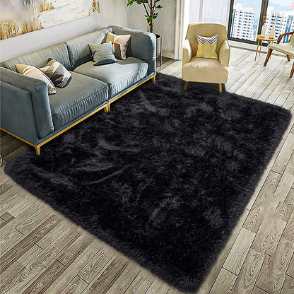 Fluffy Soft Kids Room Rug Anti-Skid Large Fuzzy Shag Fur Area Rug