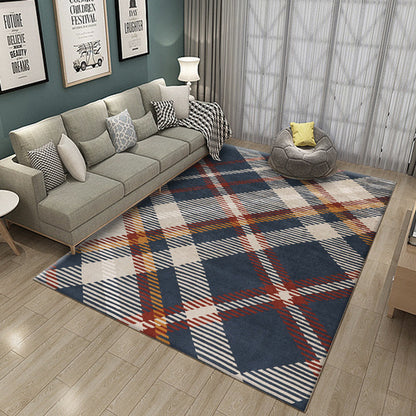 New Arrival Nordic Geometric Printed Rug Bedroom Bedside Sofa Rug