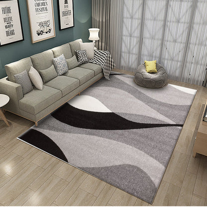 New Arrival Nordic Geometric Printed Rug Bedroom Bedside Sofa Rug