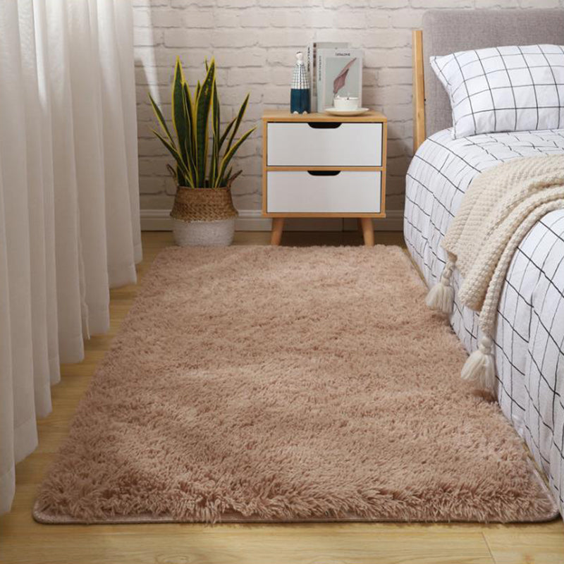 Thick Fluffy Rug For Living Room Decor Bedside Warm Plush Floor Rug