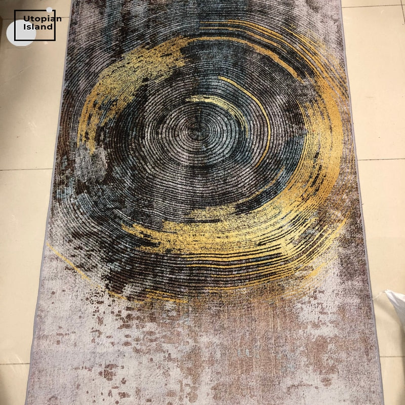 Gloden Gray Rug For Living Room Moquette Rug Room Rug For Bedroom