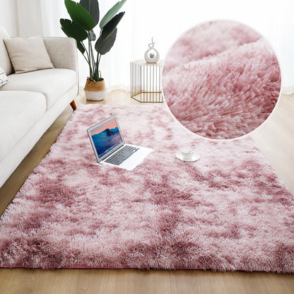 Plush Living Room Decoration Fluffy Rug Anti-slip Soft Lounge Rug