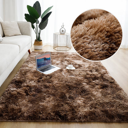 Plush Living Room Decoration Fluffy Rug Anti-slip Soft Lounge Rug