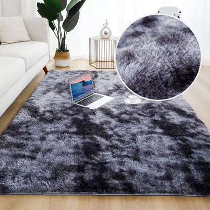 Plush Living Room Decoration Fluffy Rug Anti-slip Soft Lounge Rug