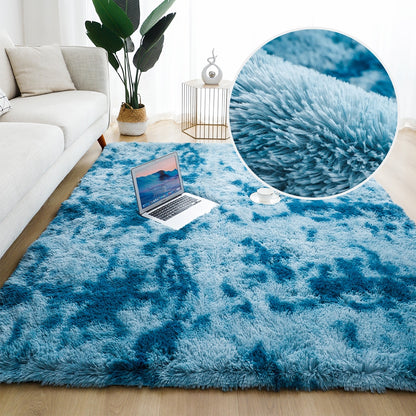 Plush Living Room Decoration Fluffy Rug Anti-slip Soft Lounge Rug