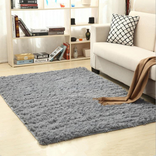 Plush Soft Shaggy Alfombras Rug Faux Fur Area Non-Slip Floor Rug