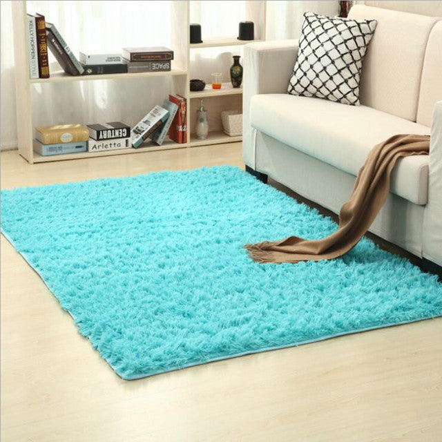 Plush Soft Shaggy Alfombras Rug Faux Fur Area Non-Slip Floor Rug