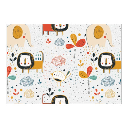 Simplicity Animal Bunny Bee Pattern Children Flannel Rug