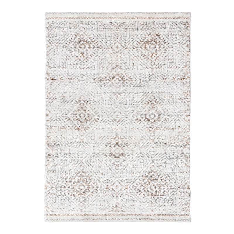 Nordic Soft Morocco Black and White Geometry Living Room Floor Rug