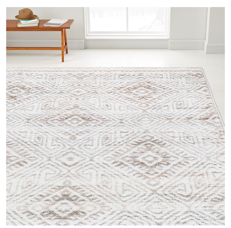 Nordic Soft Morocco Black and White Geometry Living Room Floor Rug