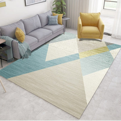 Geometric Floor Modern Printing Washable Kids Play Home Decor Rug