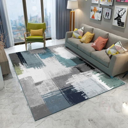 Geometric Floor Modern Printing Washable Kids Play Home Decor Rug