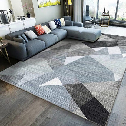 Geometric Floor Modern Printing Washable Kids Play Home Decor Rug