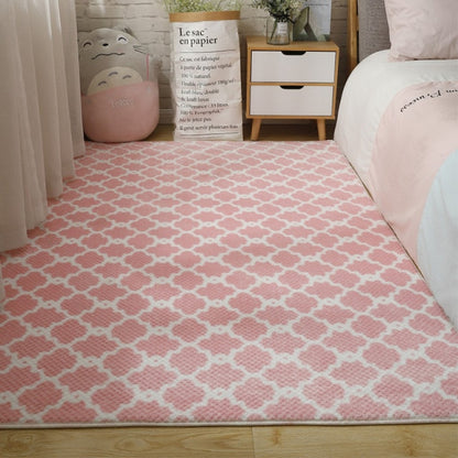 Girl Bedroom Rug Modern Lattice Living Room Decoration Large Rug