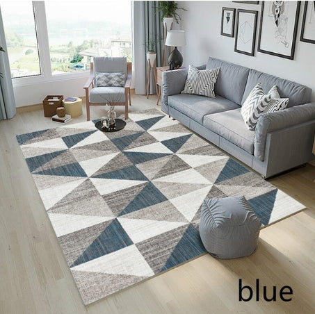 Geometric Printed Rug for Living Room Washable Bedroom Large Area Rug