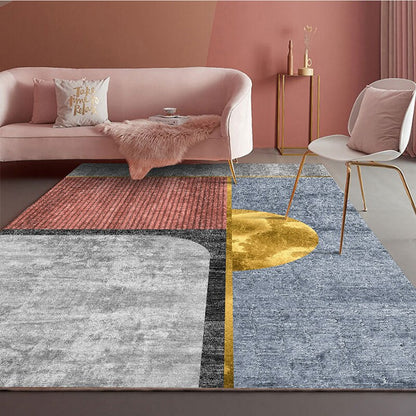 Nordic modern minimalist luxury geometric abstract Rug