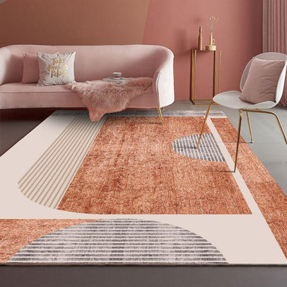 Nordic modern minimalist luxury geometric abstract Rug