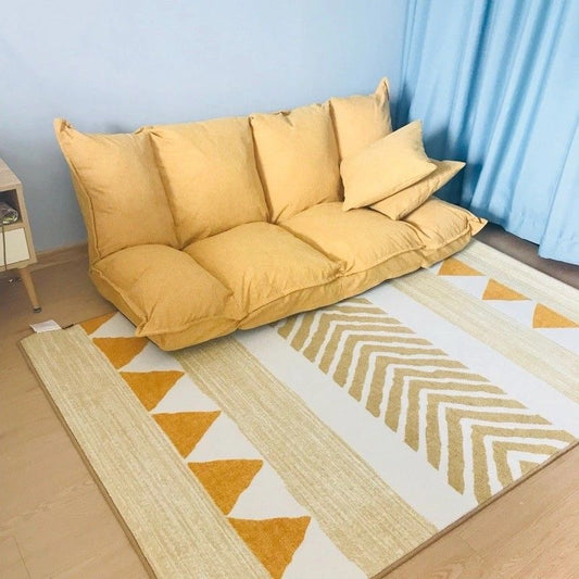 Nordic modern minimalist bedroom sofa bedside Moroccan style Rug