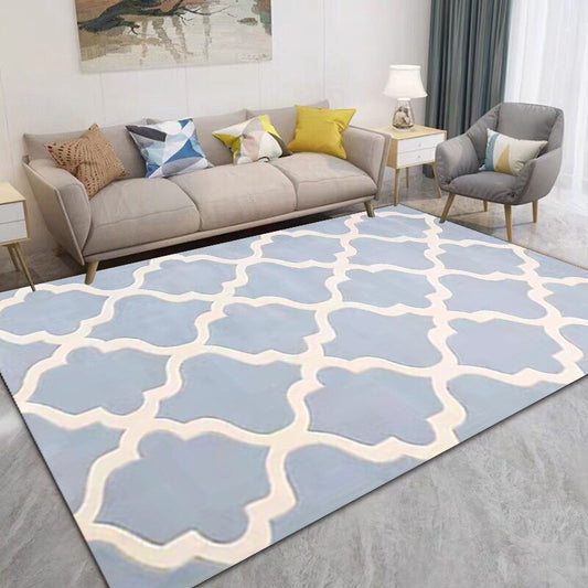 Modern Nordic Minimalist Geometric Classic Custom Striped Acrylic Rug