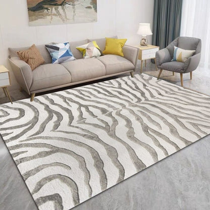 Modern Nordic Minimalist Geometric Classic Custom Striped Acrylic Rug