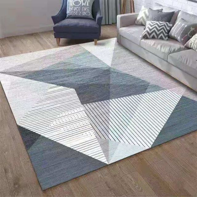 Living Room Rug Ethnic Style Bedroom Geometric Decorative Rug