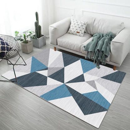 Living Room Rug Ethnic Style Bedroom Geometric Decorative Rug