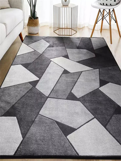 Nordic Geometric Bedroom non-slip dining decoration Rug