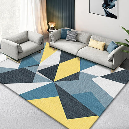 Nordic Geometric Bedroom non-slip dining decoration Rug