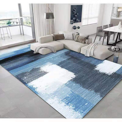 Living Room Large Fur Rug Modern Nordic Abstract Pattern Rug