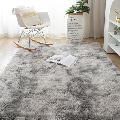 Fluffy Nordic Lounge Rug houses and Plush Kids Bedroom Bedside Rug