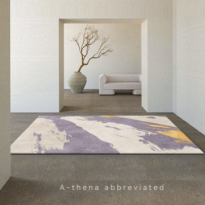 Non-slip Washable Bedroom Large Area Rug Modern Printing Floor Rug