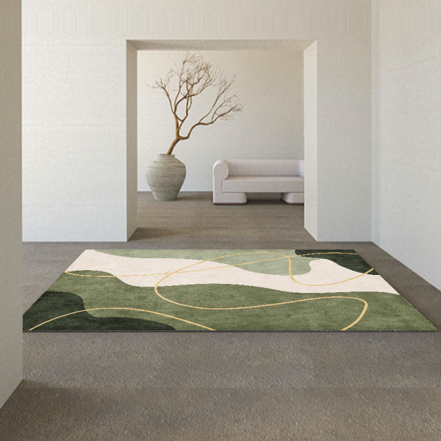 Non-slip Washable Bedroom Large Area Rug Modern Printing Floor Rug