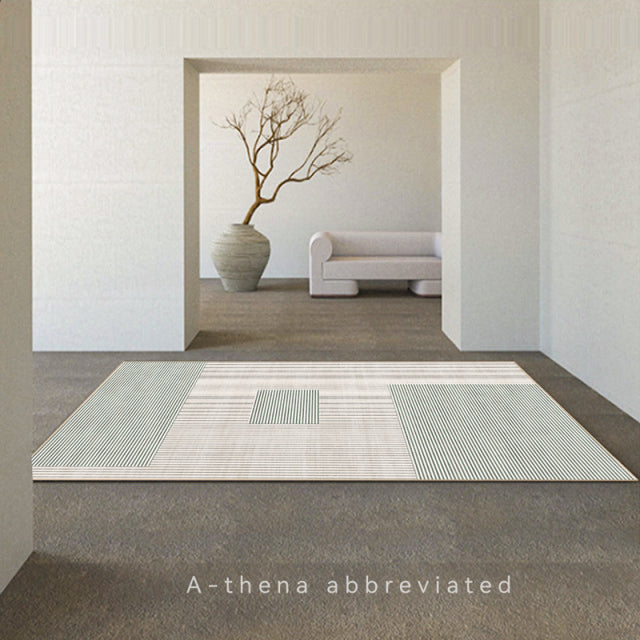 Non-slip Washable Bedroom Large Area Rug Modern Printing Floor Rug