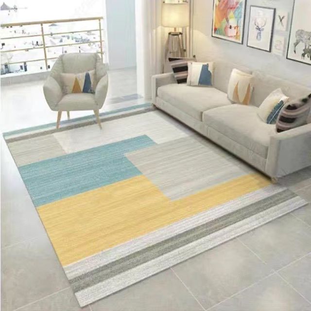 Modern Rug for Living Room Decoration Washable Lounge Rug