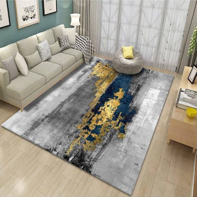 Modern Rug for Living Room Decoration Washable Lounge Rug