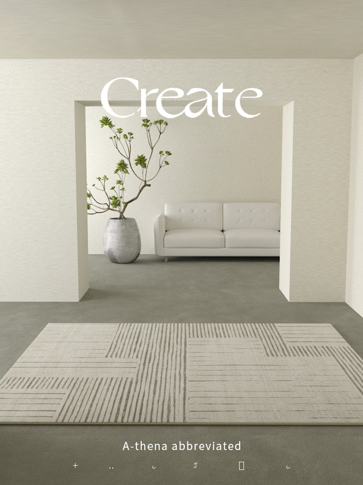 Japanese style living room Rug light luxury modern simple Rug