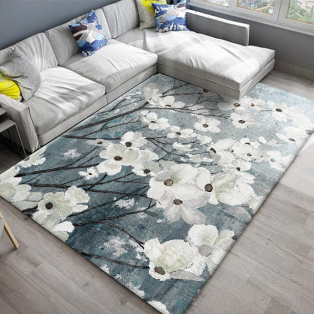 New Simple and Modern Rectangular Living Room Korean Style Rug