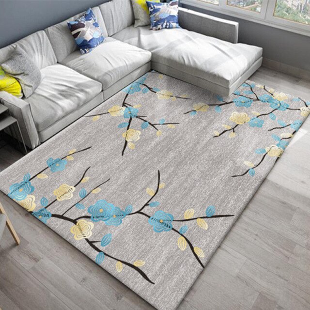 New Simple and Modern Rectangular Living Room Korean Style Rug