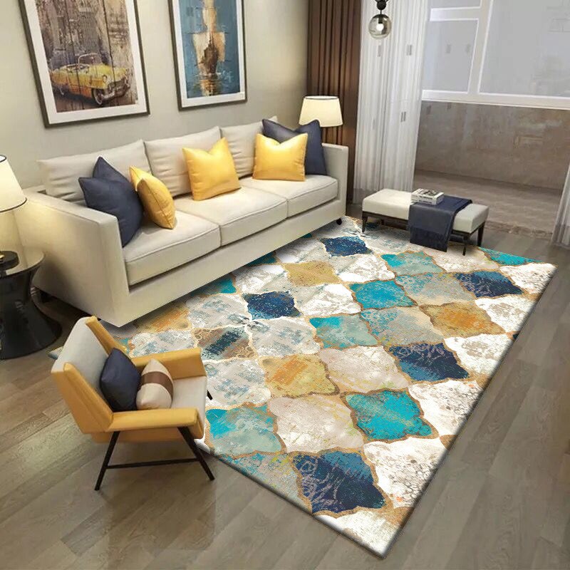 Moroccan Gradient Color Runner Rug Non-slip Area Entrance Rug