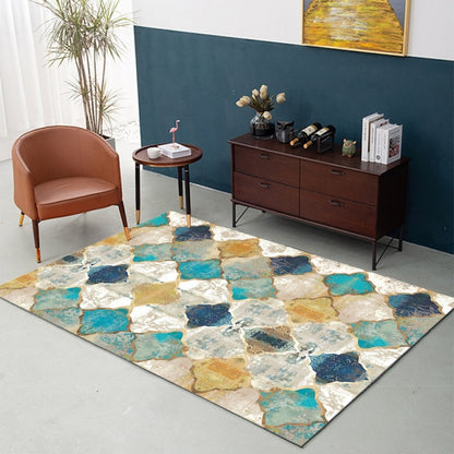 Moroccan Gradient Color Runner Rug Non-slip Area Entrance Rug