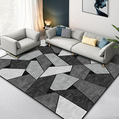 Nordic Geometric Bedroom non-slip dining decoration Rug