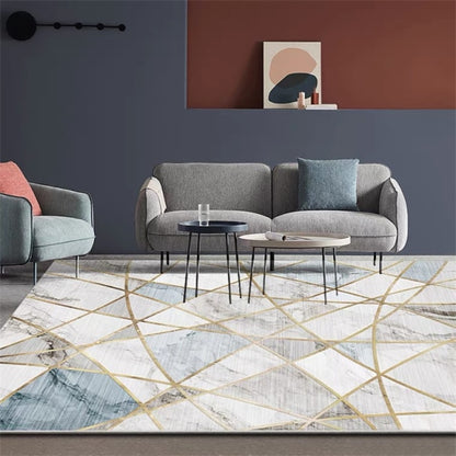 Nordic Geometric Bedroom non-slip dining decoration Rug