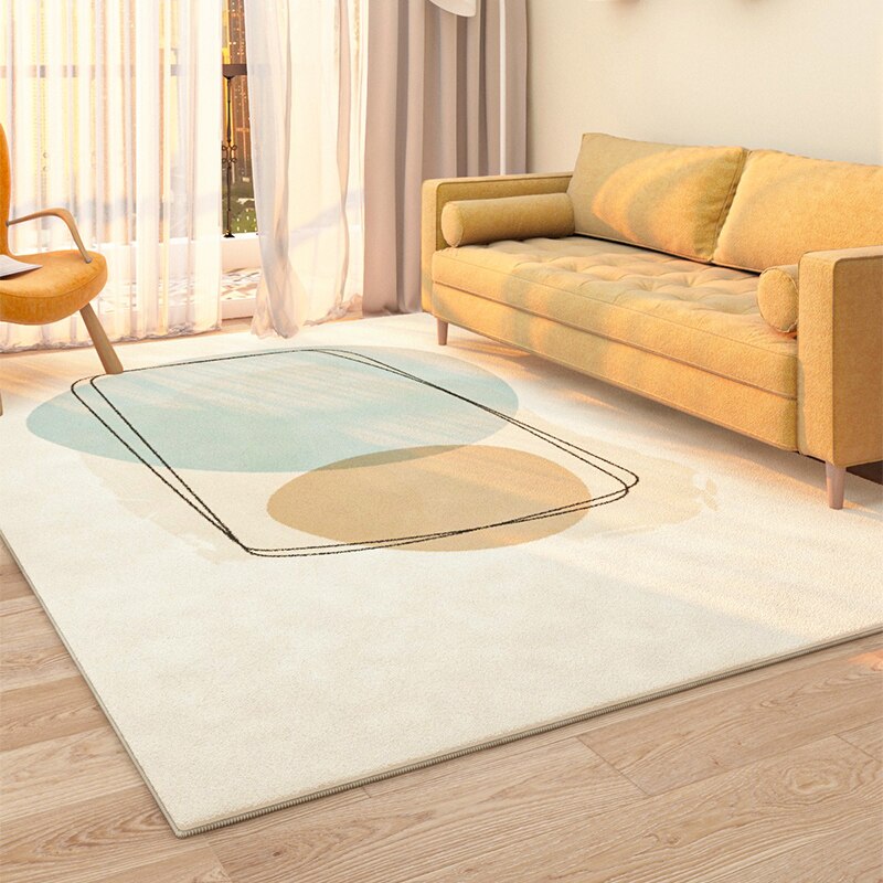 Japanese Style Living Room Rug Light Luxury High-End Ins Style Rug