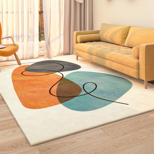 Japanese Style Living Room Rug Light Luxury High-End Ins Style Rug