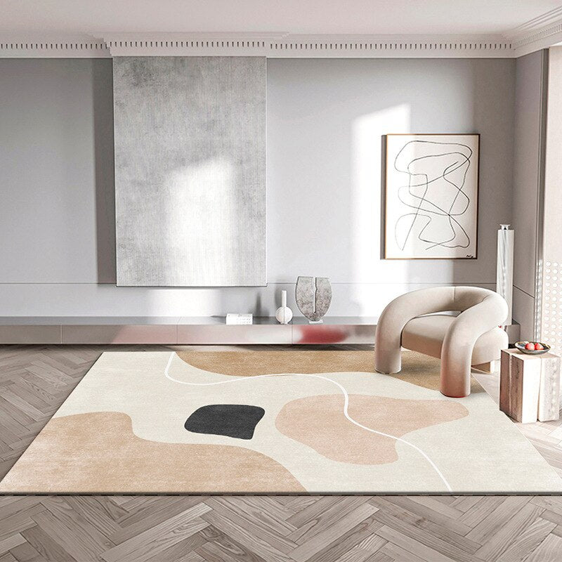 Modern Minimalist Rug Ins Wind Abstract Line Coffee Table Rug