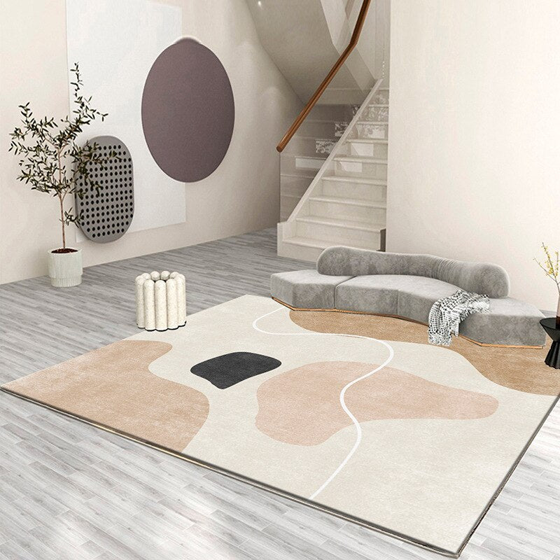 Modern Minimalist Rug Ins Wind Abstract Line Coffee Table Rug